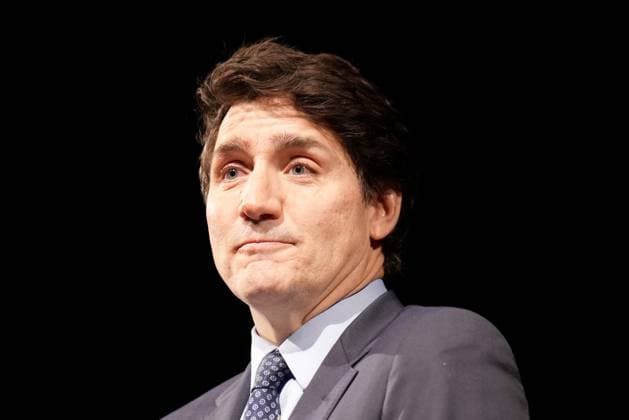 January 8, 2025, Richmond Hill, On, CANADA: Prime Minister Justin Trudeau speaks during an event to commemorate the fifth anniversary of the downing of Ukraine International Airlines Flight 752, in Richmond Hill, Ont., Wednesday, Jan. 8, 2025. Richmond Hill CANADA  - ZUMAc35_ 20250108_zaf_c35_106 Copyright: xNathanxDenettex