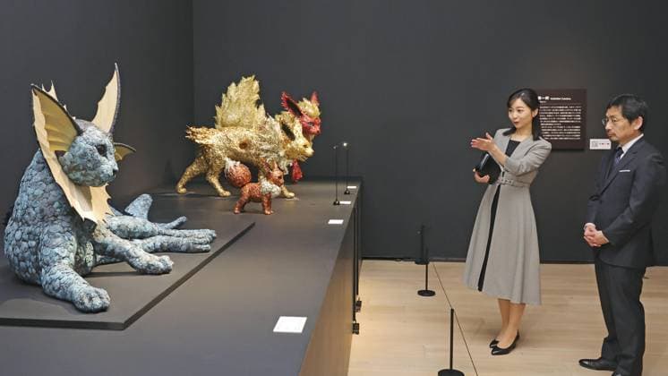Entertainment Themen der Woche KW02 Entertainment Bilder des Tages Princess Kako visits arts and crafts exhibition Japanese Princess Kako attends a Pokemon-themed arts and crafts exhibition in Tokyo on Jan. 9, 2025. (Pool photo)  A14AA0003957851P