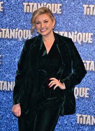 Amy Hart attends the Opening Night of TITANIQUE at the Criterion Theatre in London, England. UK. Thursday 9th January 2025 - Credit: James Warren Famous Bang Showbiz - Copyright: xJamesxWarrenx TITANIQUE - OPENING NIGHT IN LONDON35