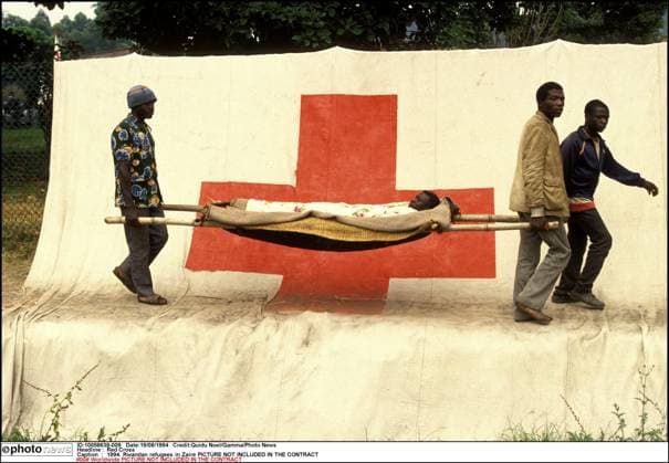 Archivbilder der Woche KW02 Red Cross 1994. Rwandan refugees in Zaire Zaire  Copyright: xQuiduxNoelx