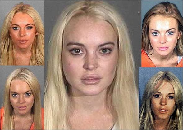 **BREAKING NEWS** FILE PHOTO: OH NO-HAN! Troubled starlet Lindsay Lohan is in custody after allegedly assaulting a woman in a New York nightclub 68471, LOS ANGELES, CALIFORNIA - Thursday November 29, 2012. FILE PHOTO dated Thursday October 20, 2011. **BREAKING NEWS** FILE PHOTO: OH NO-HAN! Troubled starlet Lindsay Lohan is in custody after allegedly assaulting a woman in a New York nightclub. Lohan was arrested at 4am on Thursday after a fight with a fellow reveller at Club Avenue in Chelsea. Officers told TMZ.com the two women exchanged insults, before Lindsay, 26, allegedly lashed out and punched the girl. She was taken to a nearby police station and is currently still in custody. Lohan appears to be gunning for her sixth mugshot in just  Copyright: xLosxAngelesxCountyxSheriff sxDepartmentx