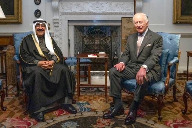 Entertainment Themen der Woche KW03 Entertainment Bilder des Tages King Charles III audience at Dumfries House King Charles III holds an audience with Mishal Al-Ahmad Al-Jaber Al-Sabah, Emir of Kuwait at Dumfries House, Cumnock. Picture date: Wednesday January 15, 2025., Credit:Jane Barlow Avalon Uk, Cumnock  Copyright: xJanexBarlowx xAvalonx 0953982396