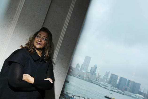 Iraqi-British architect Zaha Hadid poses to photographer during an interview with the Post at Four Seasons Hotel, Central. Lifestyle, 24 May 12. 18MAY12 Hong Kong China EDITORIAL USE ONLY  Copyright: xx MER1205211428125700 NoraxTamx scmpphotos652348