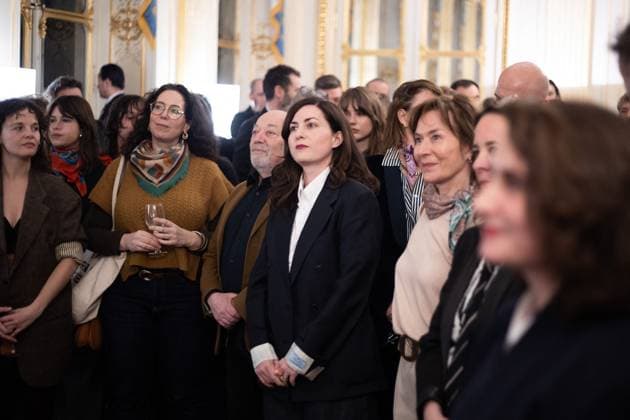 French Cinema Award Ceremony Rebecca Zlotowski receives the award during the French Cinema Award Ceremony at Ministere de la Culture on January 16, 2025 in Paris, France. Photo by Nasser Berzane ABACAPRESS.COM Paris France  Copyright: xBerzanexNasser ABACAx