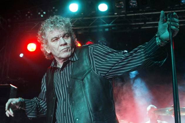 Nazareth, Saenger Dan McCafferty, Konzert im Berliner Postbahnhof, 40 Anniversary Tour 2008, Deutschland, Germany