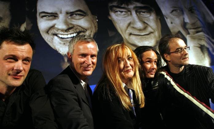 Puhdys praesentieren ihre neue CD Dezembernaechte , Weihnachts - CD, im Berliner Club Adagio am Potsdamer Platz, und promoten ihre Weihnachtstour, als Gaeste mit dabei Andy Birr, Dirk Michalis, Veronika Fischer, Sohn Scharfschwerdt, Rainer Oleak, Deutschland, Germany *** Puhdys present their New CD December nights , Christmas CD, at Berlin Club Adagio on Potsdam Place, and promote their Christmas tour, as Guests with thereby Andy Birr, Dirk Michalis, Veronika Fischer, Son Scharfschwerdt, Rainer Oleak, Germany, Germany