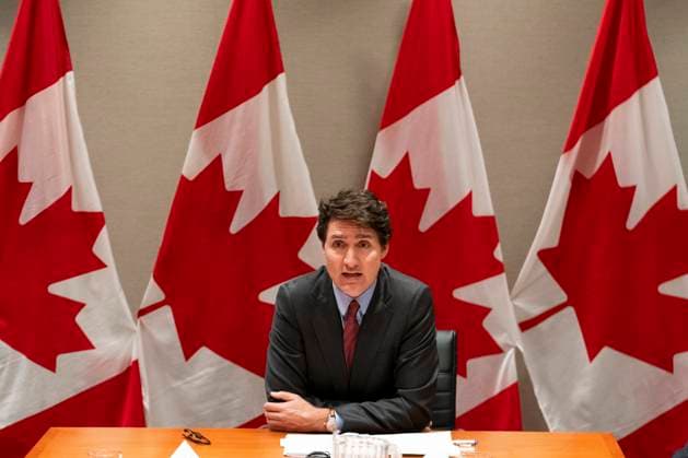 January 17, 2025, Toronto, On, Canada: Prime Minister Justin Trudeau delivers remarks before chairing the meeting of the Council on Canada-U.S. Relations, in Toronto, on Friday, January 17 2025. Toronto Canada  - ZUMAc35_ 20250117_zaf_c35_005 Copyright: xArlynxMcadoreyx