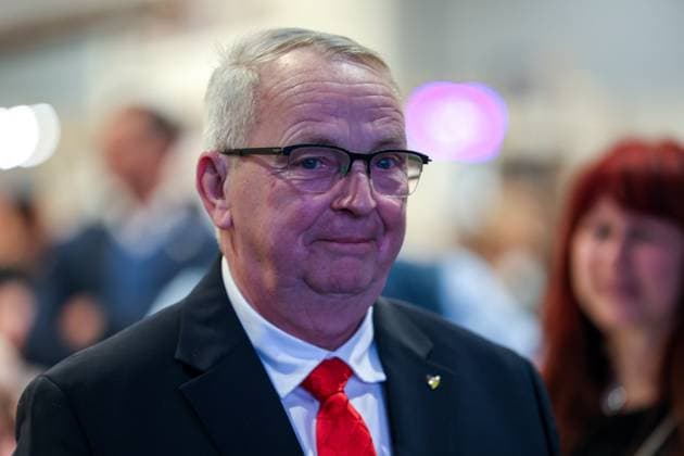 Intrnationale Grüne Woche 2025. Mecklenburg-Vorpommern Tag. Till Backhaus (SPD), Minister für Klimaschutz, Landwirtschaft, ländliche Räume und Umwelt des Landes Mecklenburg-Vorpommern. DEU, Deutschland, Berlin, 18.01.2025: *** Intrnational Green Week 2025 Mecklenburg-Vorpommern Day Till Backhaus SPD , Minister for Climate Protection, Agriculture, Rural Areas and the Environment of the State of Mecklenburg-Vorpommern DEU, Germany, Berlin, 18 01 2025