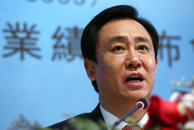Evergrande Real Estate Group Chairman of the Board Hui Ka-yan attends Evergrande Real Estate result announcement at the JW Marriott in Admiralty. 29MAR16 SCMP Nora Tam HONG KONG CHINA EDITORIAL USE ONLY  Copyright: xx MER1603291822263514 NoraxTamx scmpphotos876820