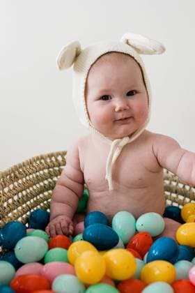 Close up of Easter Bunny Baby Marblehead, Massachusetts, United States R_NYHM250119-1635198-01 ,model released, Symbolfoto