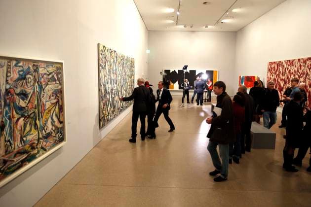 Jackson Pollock Ausstellung in der Deutsche Bank Kunsthalle in Berlin, Berlin Deutschland, Germany *** Jackson Pollock Exhibition in the German Bank Kunsthalle in Berlin, Berlin Germany, Germany