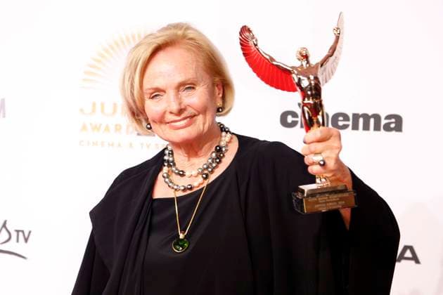 Ruth Maria Kubitschek, Preistraegerin, bei der 11. Verleihung des JUPITER Award 2014 in Berlin, Cafe Moskau, Berlin Deutschland, Germany *** Ruth Maria Kubitschek, Prizewinner, at the 11 award Ceremony of Jupiter Award 2014 in Berlin, Cafe Moscow, Berlin Germany, Germany