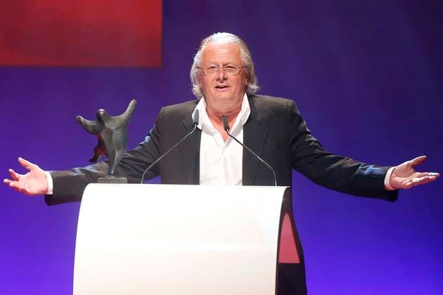 Preistraeger Frank Castorf bei der Verleihung des 23. B.Z.-Kulturpreis 2014 in Berlin, Theater am Kurfuerstendamm, Preisverleihung, Berlin Deutschland, Germany *** Preistraeger Frank Castorf at the award Ceremony of 23 B Z Culture Prize 2014 in Berlin, Theatre on Kurfuerstendamm, Award ceremony, Berlin Germany, Germany