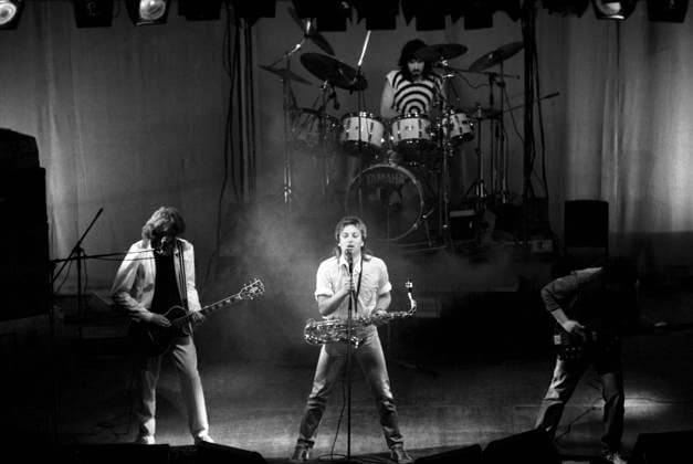 Autograph rock band takes part in charitable concert 8832771 26.07.1986 Founded by Alexander Sitkovetsky, Autograph, one of the most popular Soviet-era music bands specializing in the progressive rock style, is taking part in a concert. Oleg Lastochkin Moscow Russia  Copyright: xOlegxLastochkinx