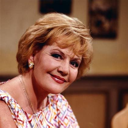 RENATE HOLM Opernsängerin Renate Holm in der SAT 1 Sendung: Feste Feiern - Frühling, 1990., Deutschland Copyright: kpa kpa_55051939 EDITORIAL USE ONLY