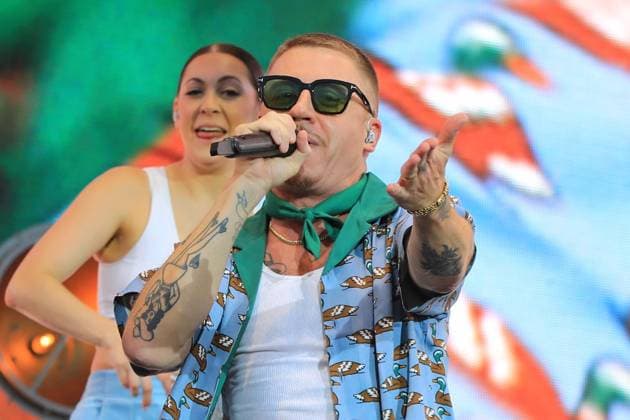 Macklemore live beim Lollapalooza 2023, Olympiastadion, Berlin, Berlin Deutschland, Germany