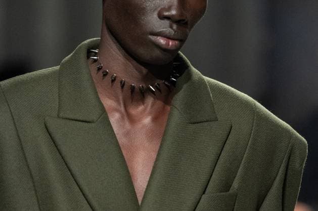 Entertainment Themen der Woche KW04 Entertainment Bilder des Tages PFW LGN Louis Gabriel Nouchi Runway A model walks the runway during the LGN Louis Gabriel Nouchi Menswear Fall-Winter 2025 2026 show as part of Paris Fashion Week in Paris, France on January 22, 2025. Photo by Aurore Marechal ABACAPRESS.COM Paris France  Copyright: xMarechalxAurore ABACAx