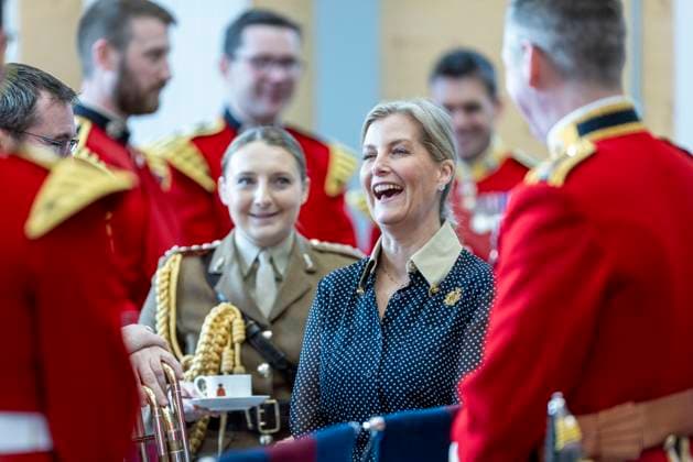 Entertainment Themen der Woche KW04 Entertainment Bilder des Tages . 23 01 2025. Sandhurst, United Kingdom. Sophie, Duchess of Edinburgh , during a visit to open new facilities for The Royal Corps of Army Music at the Royal Military Academy Sandhurst, United Kingdom.  xi-Imagesx IIM-25682-0019