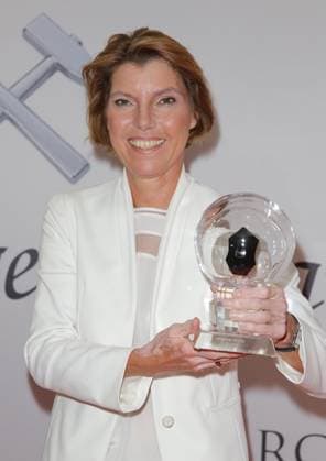Bettina Boettinger, Preistraegerin, bei der 11. Steiger Award Verleihung in Dortmund am 26.09.15. Nordrhein-Westfalen Nordrhein-We Germany
