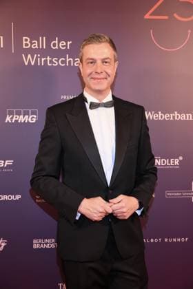Stefan Evers zum VBKI Ball der Wirtschaft 2023, Berlin, InterContinental Berlin, Berlin Deutschland, Germany *** Stefan Evers to VBKI Ball the Economy 2023, Berlin, Intercontinental Berlin, Berlin Germany, Germany