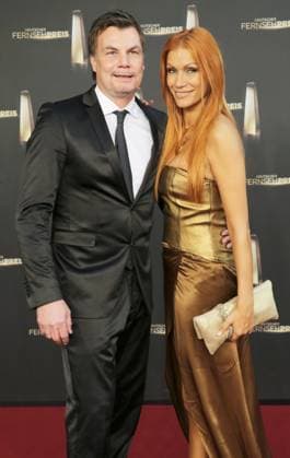 Yasmina Filali und Thomas Helmer bei der 16. Verleihung des Deutschen Fernsehpreises in Koeln am 02.10.14. Nordrhein-Westfalen Nordrhein-We Germany *** Yasmina Filali and Thomas Helmer at the 16 award Ceremony of Germans Television Prize in Cologne on 02 10 14 North Rhine Westphalia North Rhine We Germany