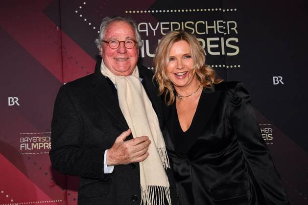 Friedrich von Thun und Veronica Ferres bei der Verleihung Bayerischer Filmpreis am 24.01.2025 im Prinzregententheater in Muenchen Bayerischer Filmpreis 2025 in Muenchen