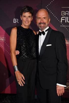 Gisi Herbst und Christoph Maria Herbst bei der Verleihung Bayerischer Filmpreis am 24.01.2025 im Prinzregententheater in Muenchen Bayerischer Filmpreis 2025 in Muenchen