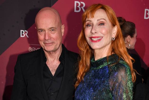 Christian Berkel und Andrea Sawatzki bei der Verleihung Bayerischer Filmpreis am 24.01.2025 im Prinzregententheater in Muenchen Bayerischer Filmpreis 2025 in Muenchen