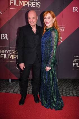 Christian Berkel und Andrea Sawatzki bei der Verleihung Bayerischer Filmpreis am 24.01.2025 im Prinzregententheater in MuenchenNina Gnaedig Bayerischer Filmpreis 2025 in Muenchen