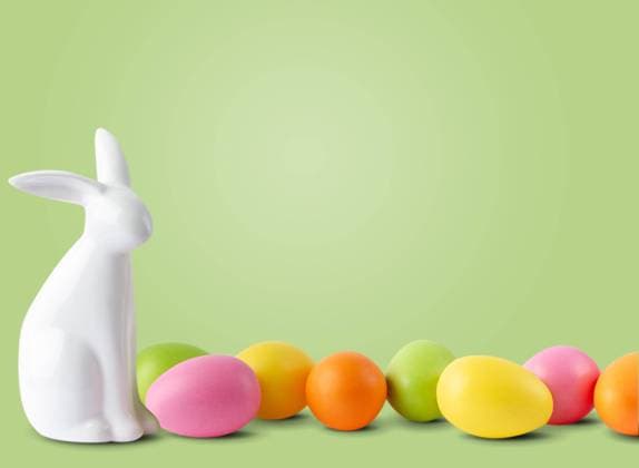 Easter white bunny and colored painted eggs on modern green pastel background. Festive spring background with place for text, happy Easter holidays concept , 48754298.jpg, easter, spring, background, bunny, egg, space for text, copy space, template, empty, blank, frame, festive, rabbit, hunt, holiday, green, pastel, colored, happy, seasonal, symbol, traditional, decorative, card, cute, element, event, greeting, religion, invitation, minimal, gift, celebrate, modern, trendy, concept, april, colourful, ceramic, paint, grass, sunny, season, banner, yellow, pink, nobody RECORD DATE NOT STATED