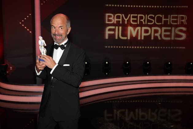Bayerischer Filmpreis 2024 Christoph Maria Herbst, Preisträger in der Kategorie Bester Darsteller. Verleihung des 45. Bayerischen Filmpreises 2023 am 24.01.2025 im Prinzregententheater in München. Bayern, Deutschland.