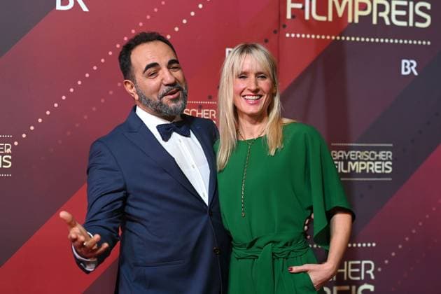 Adnan Maral, Franziska Maral. Roter Teppich,Red Carpet,Bayerischer Filmpreis 2024 am 24.01.2025 im Prinzregententheater in Muenchen.
