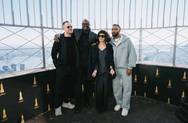 Bilder des Jahres 2025, Entertainment 01 Januar Entertainment Themen der Woche KW04 January 24, 2025, New York, Ny, United States: Rob Kazinky, Olatunde Osunsanmi, Michelle Yeoh, Omari Hardwick attend Star Trek: Section 31 Premiere Celebration in Partnership with World Central Kitchen to Support LA Wildfires Efforts at Empire State Building in New York. January 24, 2025. Dinara Khairova Zuma Press New York United States - ZUMAp281 20250124_zea_p281_002 Copyright: xPhotoxImagexPressx