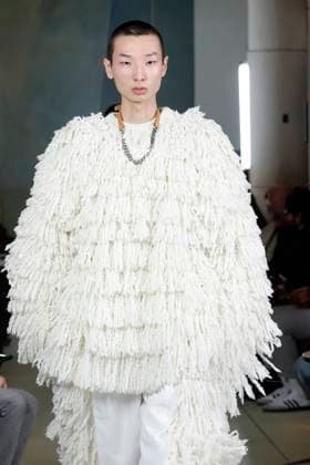 Hed Mayner menswear fall winter 2025 26 PARIS january 2025 Hed Mayner menswear fall winter 2025 26 PARIS january 2025, Credit:Zeppelin Avalon  Copyright: xZeppelinx xAvalonx 0957579577
