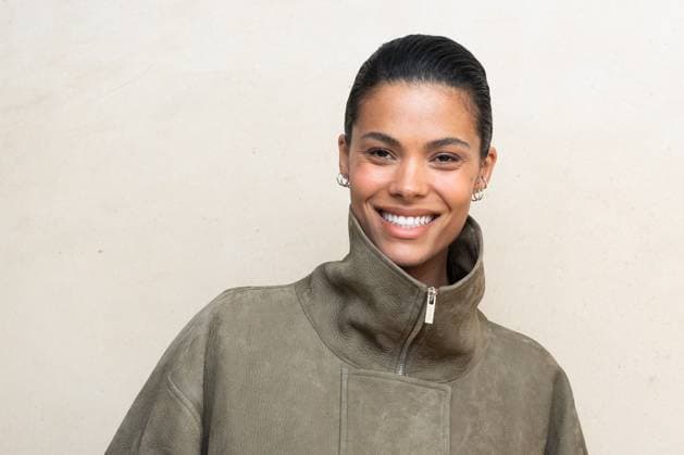 PFW Jacquemus Photocall Tina Kunakey attending the Jacquemus Menswear Fall-Winter 2025 2026 show as part of Paris Fashion Week in Paris, France on January 26, 2025. Photo by Aurore Marechal ABACAPRESS.COM Paris France  Copyright: xMarechalxAurore ABACAx