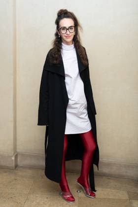 PFW Jacquemus Photocall Claire Hazan attending the Jacquemus Menswear Fall-Winter 2025 2026 show as part of Paris Fashion Week in Paris, France on January 26, 2025. Photo by Aurore Marechal ABACAPRESS.COM Paris France  Copyright: xMarechalxAurore ABACAx