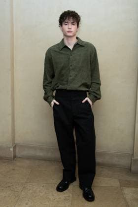 PFW Jacquemus Photocall Bach Buquen attending the Jacquemus Menswear Fall-Winter 2025 2026 show as part of Paris Fashion Week in Paris, France on January 26, 2025. Photo by Aurore Marechal ABACAPRESS.COM Paris France  Copyright: xMarechalxAurore ABACAx