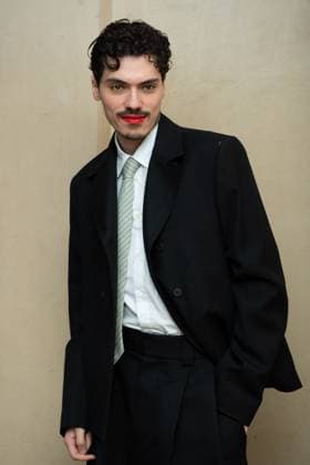 PFW Jacquemus Photocall Lyas Medini attending the Jacquemus Menswear Fall-Winter 2025 2026 show as part of Paris Fashion Week in Paris, France on January 26, 2025. Photo by Aurore Marechal ABACAPRESS.COM Paris France  Copyright: xMarechalxAurore ABACAx