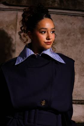 Paris Fashion Week Defile Patou Celebrities at Patou show during Fashion week in Paris 439691 2025 01 26 France Mahfouf, Lena Lena Situations  Copyright: xIvankaxVoisinx xStarfacex STAR_439691_001