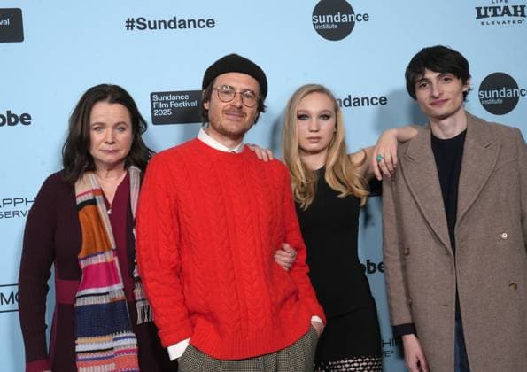 Entertainment Themen der Woche KW04 Entertainment Bilder des Tages January 26, 2025, Park City, Utah, USA: EMILY WALTSON, ISAIAH SAXON, HELENA ZENGEL, FINN WOLFHARD attend The Legend of Ochi Premiere at the Sundance Film Festival 2025.Park City, Utah .January 26, 2025. Park City USA - ZUMAms4_ 20250126_faf_ms4_027 Copyright: xSoniaxMoskowitzxGordonx
