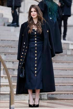 PFW - Schiaparelli Arrivals Paris, France - January 27: Jessica Altman arrives to Schiaparelli fashion show during the Haute Couture Fall Winter 2025 - 2026 Fashion Week on January 27, 2025 in Paris, France. Photo by Marco Piovanotto ABACAPRESS.COM Paris France  Copyright: xPiovanottoxMarco ABACAx