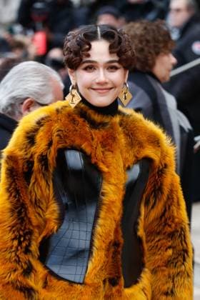 Arrivals at Schiaparelli Haute Couture Collection Spring Summer 2025 during Paris Fashion Week PFW Araya A Hargate People at Schiaparelli Haute Couture Collection Spring Summer 2025 during Paris Fashion Week PFW au Petit Palais January 27, 2025 Christophe Clovis Bestimage People at Schiaparelli Fashion Show Haute Couture Spring Summer 2025 during Paris Fashion Week, Paris France  Copyright: xChristophexClovisx xBestimagexChristophexClovisx xBestimagex