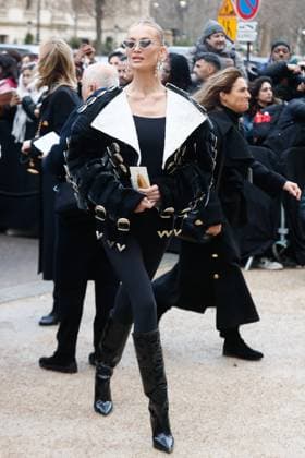 Arrivals at Schiaparelli Collection Haute Couture Spring Summer 2025 during Paris Fashion Week PFW Tatiana Korsakova People at Schiaparelli Collection Haute Couture Spring Summer 2025 during Paris Fashion Week PFW at the Petit Palais on January 27, 2025 Christophe Clovis Bestimage People at Schiaparelli Fashion Show Haute Couture Spring Summer 2025 during Paris Fashion Week, Paris France  Copyright: xChristophexClovisx xBestimagexChristophexClovisx xBestimagex