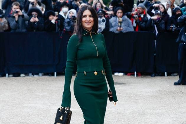 Arrivals at Schiaparelli Collection Haute Couture Spring Summer 2025 during Paris Fashion Week PFW Géraldine Nakache People at Schiaparelli Collection Haute Couture Spring Summer 2025 during Paris Fashion Week PFW at the Petit Palais on January 27, 2025 Christophe Clovis Bestimage People at Schiaparelli Fashion Show Haute Couture Spring Summer 2025 during Paris Fashion Week, Paris France  Copyright: xChristophexClovisx xBestimagexChristophexClovisx xBestimagex