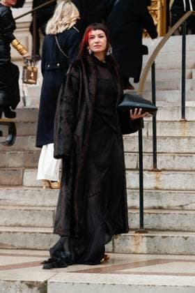 Arrivals at the Schiaparelli Collection Haute Couture Spring Summer 2025 during Paris Fashion Week PFW Guest Personalities at the Schiaparelli Collection Haute Couture Spring Summer 2025 during Paris Fashion Week PFW at the Petit Palais on January 27, 2025 Christophe Clovis Bestimage People at Schiaparelli Fashion Show Haute Couture Spring Summer 2025 during Paris Fashion Week, Paris France  Copyright: xChristophexClovisx xBestimagexChristophexClovisx xBestimagex