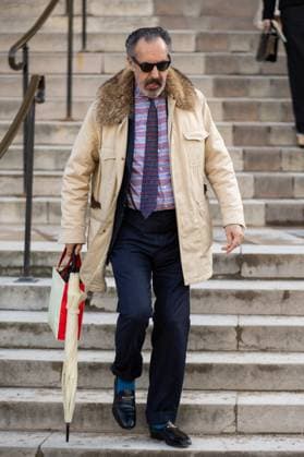 PFW - Schiaparelli Haute Couture - Arrivals NB Jaime de Marichalar attends the Schiaparelli Haute Couture Spring-Summer 2025 show as part of Paris Fashion Week on January 27, 2025 in Paris, France. Photo by Nasser Berzane ABACAPRESS.COM Paris France  Copyright: xBerzanexNasser ABACAx