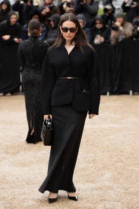 PFW - Schiaparelli Haute Couture - Arrivals NB Guest attends the Schiaparelli Haute Couture Spring-Summer 2025 show as part of Paris Fashion Week on January 27, 2025 in Paris, France. Photo by Nasser Berzane ABACAPRESS.COM Paris France  Copyright: xBerzanexNasser ABACAx
