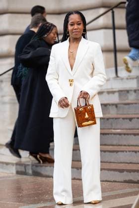 PFW - Schiaparelli Haute Couture - Arrivals NB Regina King attends the Schiaparelli Haute Couture Spring-Summer 2025 show as part of Paris Fashion Week on January 27, 2025 in Paris, France. Photo by Nasser Berzane ABACAPRESS.COM Paris France  Copyright: xBerzanexNasser ABACAx