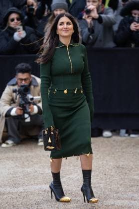PFW - Schiaparelli Haute Couture - Arrivals NB Geraldine Nakache attends the Schiaparelli Haute Couture Spring-Summer 2025 show as part of Paris Fashion Week on January 27, 2025 in Paris, France. Photo by Nasser Berzane ABACAPRESS.COM Paris France  Copyright: xBerzanexNasser ABACAx