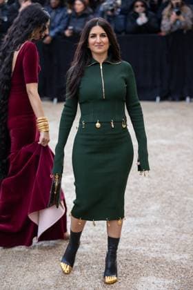 PFW - Schiaparelli Haute Couture - Arrivals NB Geraldine Nakache attends the Schiaparelli Haute Couture Spring-Summer 2025 show as part of Paris Fashion Week on January 27, 2025 in Paris, France. Photo by Nasser Berzane ABACAPRESS.COM Paris France  Copyright: xBerzanexNasser ABACAx